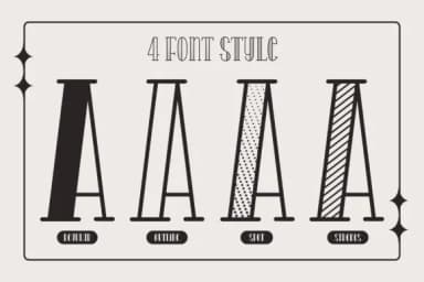 Fox Gravity by Fox7 — Slab Serif Font — thumbnail 2