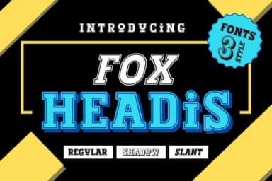 Fox Headis by Fox7 — Slab Serif Font — thumbnail 1