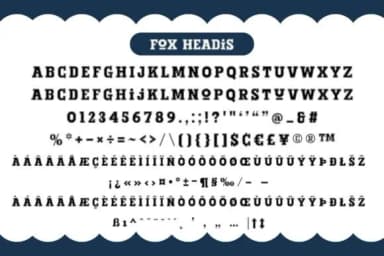 Fox Headis by Fox7 — Slab Serif Font — thumbnail 6
