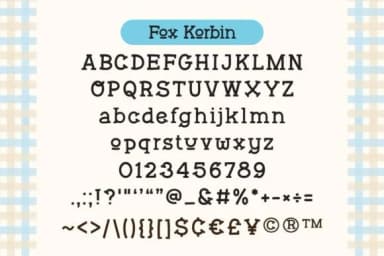 Fox Korbin by Fox7 — Slab Serif Font — thumbnail 7