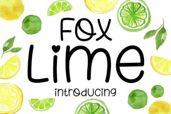 Fox Lime by Fox7 — Slab Serif Font