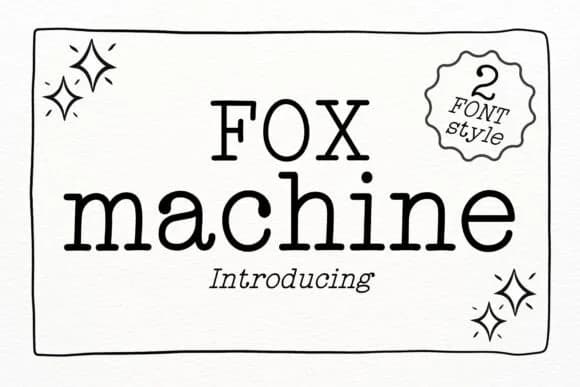 Fox Machine by Fox7 — Slab Serif Font