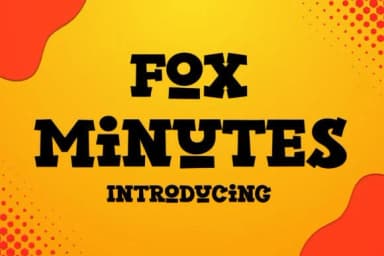 Fox Minutes by Fox7 — Slab Serif Font — thumbnail 1