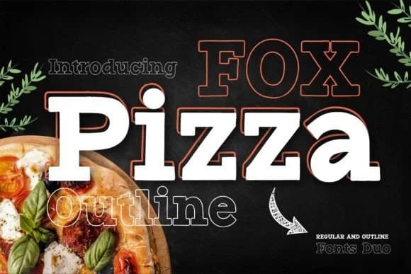 Fox Pizza by Fox7 — Slab Serif Font