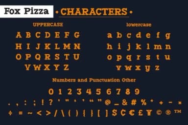 Fox Pizza by Fox7 — Slab Serif Font — thumbnail 7
