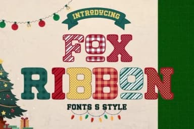 Fox Ribbon by Fox7 — Slab Serif Font — thumbnail 1