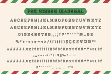 Fox Ribbon by Fox7 — Slab Serif Font — thumbnail 8