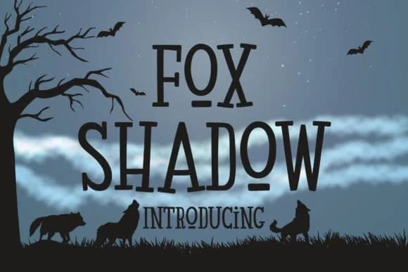 Fox Shadow by Fox7 — Slab Serif Font
