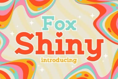 Fox Shiny by Fox7 — Slab Serif Font — thumbnail 1