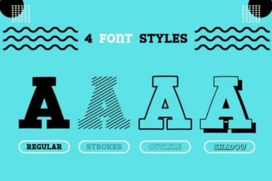 Fox Strong by Fox7 — Slab Serif Font — thumbnail 2