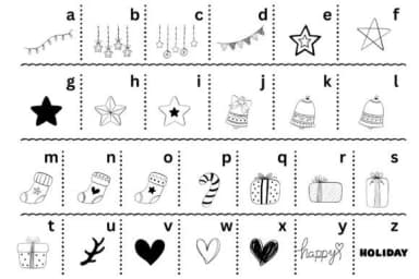 Fox Xmas Doodle by Fox7 — Dingbats Font — thumbnail 3