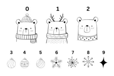 Fox Xmas Doodle by Fox7 — Dingbats Font — thumbnail 4