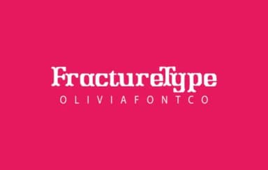 Fracturetype by OliviaFontCo — Slab Serif Font — thumbnail 1