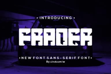 Frader by sinduamiw — Slab Serif Font — thumbnail 1