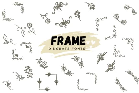 Frame by Suphitchaya — Dingbats Font