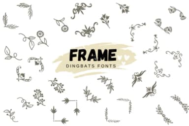 Frame by Suphitchaya — Dingbats Font — thumbnail 1