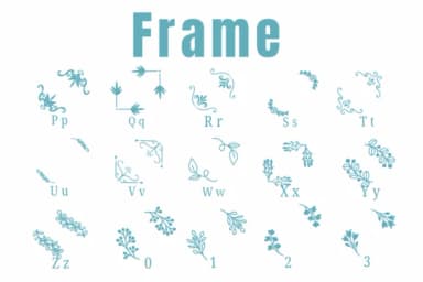 Frame by Suphitchaya — Dingbats Font — thumbnail 3