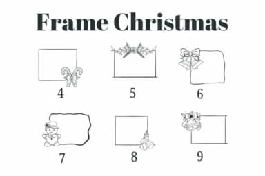 Frame Christmas by Suphitchaya — Dingbats Font — thumbnail 4