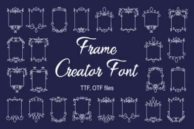 Frame Creator by Digital Typeface Studio — Dingbats Font — thumbnail 1