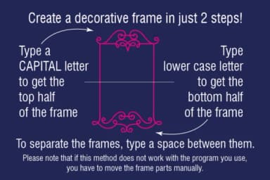 Frame Creator by Digital Typeface Studio — Dingbats Font — thumbnail 2
