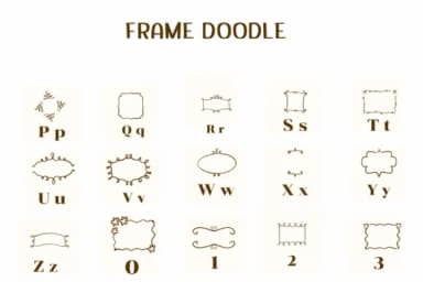Frame Doodle by Ketsarin — Dingbats Font — thumbnail 3