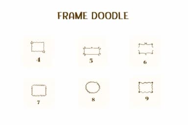 Frame Doodle by Ketsarin — Dingbats Font — thumbnail 4