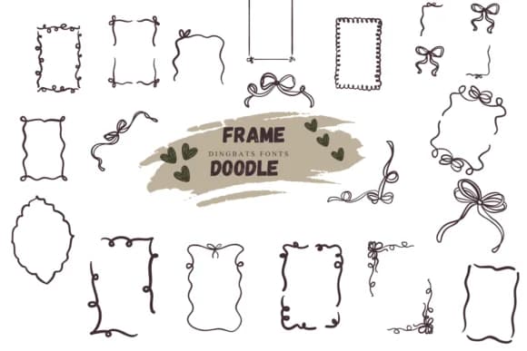 Frame Doodle by Suphitchaya — Dingbats Font