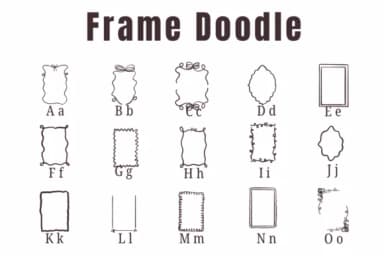 Frame Doodle by Suphitchaya — Dingbats Font — thumbnail 2
