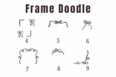 Frame Doodle by Suphitchaya — Dingbats Font — thumbnail 4