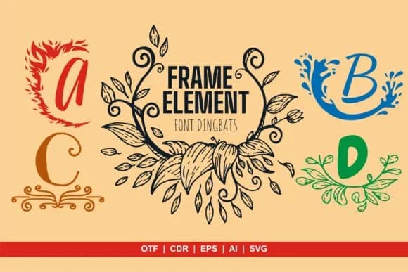 Frame Element by onoborgol — Dingbats Font