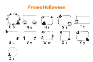 Frame Halloween by Nun Sukhwan — Dingbats Font — thumbnail 6