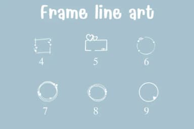 Frame Line Art by Sontaya — Dingbats Font — thumbnail 4
