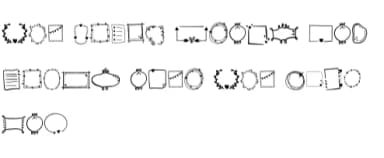 Frame Line Art by Sontaya — Dingbats Font — thumbnail 8