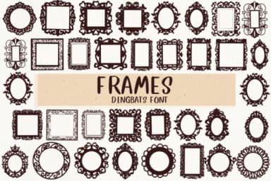 Frames by Nongyao — Dingbats Font — thumbnail 1