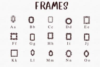 Frames by Nongyao — Dingbats Font — thumbnail 2