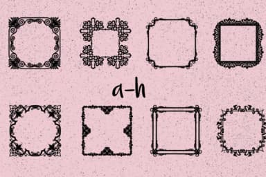 Frames Creator 1.0 by Minimalistartstudio — Dingbats Font — thumbnail 7