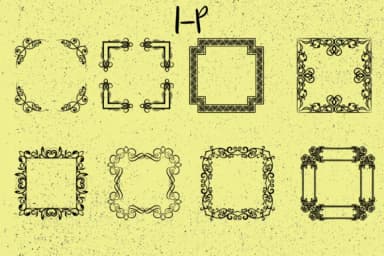 Frames Creator 2.0 by Minimalistartstudio — Dingbats Font — thumbnail 3