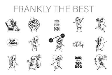 Frankly the Best Dingbats by Illustration Ink — Dingbats Font — thumbnail 1