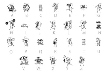 Frankly the Best Dingbats by Illustration Ink — Dingbats Font — thumbnail 2