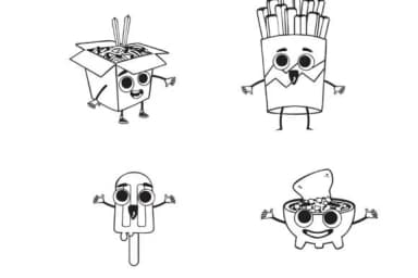 Frankly the Best Sidekicks Dingbats by Illustration Ink — Dingbats Font — thumbnail 6