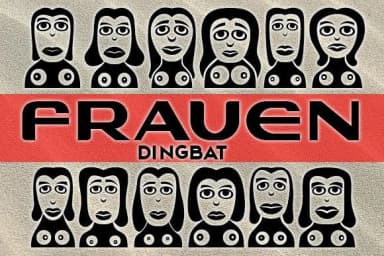 Frauen by vladimirnikolic — Dingbats Font — thumbnail 1