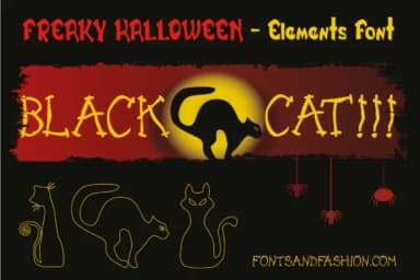 Freaky Halloween by Fontsandfashion — Dingbats Font — thumbnail 7
