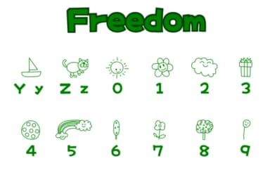 Freedom by Chonada — Dingbats Font — thumbnail 4