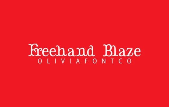 Freehand Blaze by OliviaFontCo — Slab Serif Font