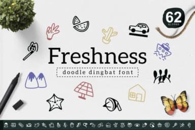 Freshness by YandiDesigns — Dingbats Font — thumbnail 1