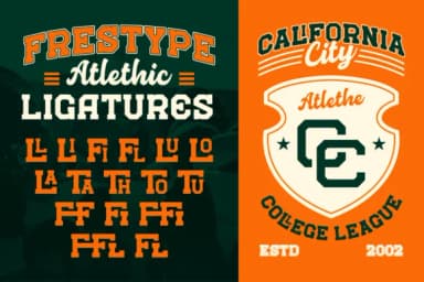 Frestype Atlethic Duo by Artisan Themes — Slab Serif Font — thumbnail 7