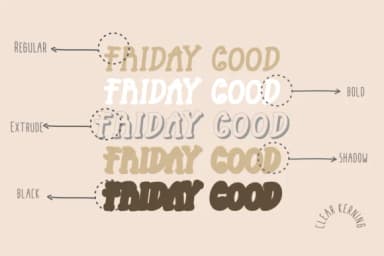 Friday Good by Mozyen Studio — Slab Serif Font — thumbnail 5