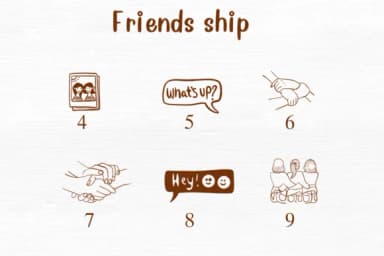 Friends Ship by Nongyao — Dingbats Font — thumbnail 4