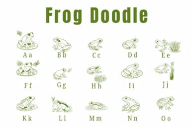 Frog Doodle by Suphitchaya — Dingbats Font — thumbnail 2