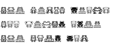 Froggy by vladimirnikolic — Dingbats Font — thumbnail 5